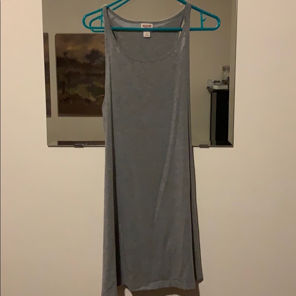 Grey sleeveless dress